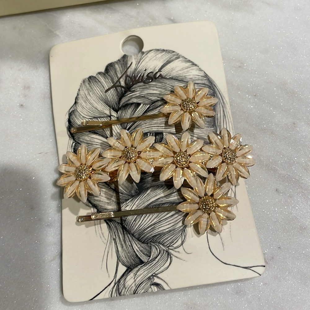 Flower Hair Pins